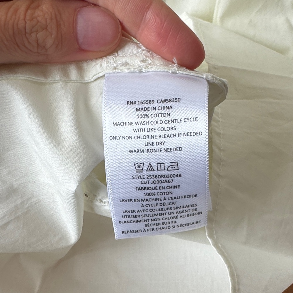 Joie Cream V-Neck Dress - Picture 4 of 6